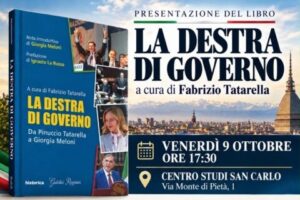 Presentazione del libro “La Destra di Governo”, di Fabrizio Tatarella